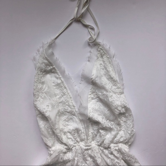 Kendall & Kylie Embroidered Halter Romper - Picture 4 of 7